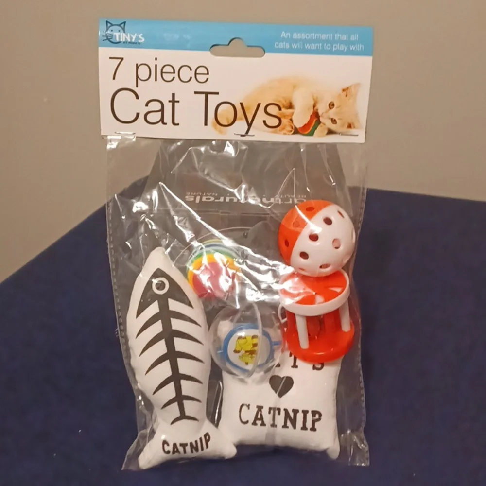 7 Piece Cat Toys